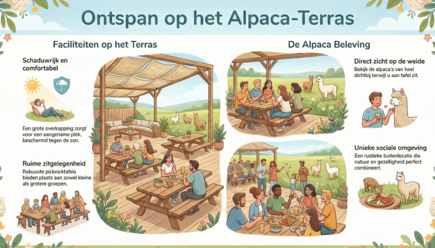 Zon, drankje en alpaca’s
